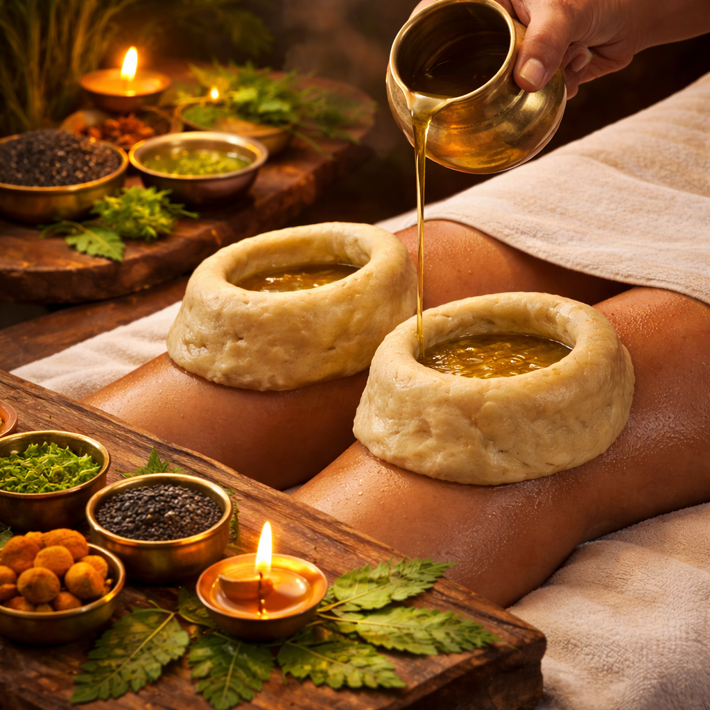 Janu Basti Therapy